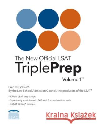 The New Official LSAT Tripleprep Volume 1 Admission Council, Law School 9781733433037 Law School Admission Council