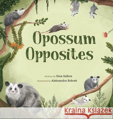 Opossum Opposites Gina E Gallois, Aleksandra Bobrek 9781734542462 Moonflower Press LLC