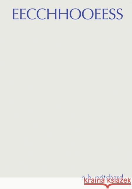Eecchhooeess N.H. Pritchard 9781734681703 Daba