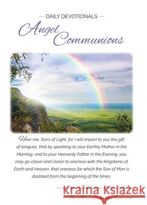 Angel Communions Daily Devotional Marielucinda Anderson 9781735588520 Christed Bride Dot Com LLC