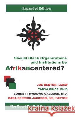 Should Black Organizations and Institutions Be Afrikancentered?: The Quest For Self‐Determination Benton Lmsw, Joe 9781735974989 Burnette W. Gallman