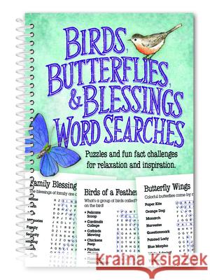 Birds, Butterflies, and Blessings Word Search Product Concept Editors 9781736496992