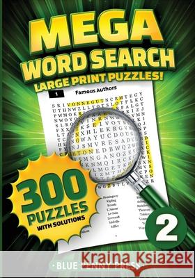 MEGA Word Search (Volume 2) Blue Penny Press 9781736714911 Blue Penny Press