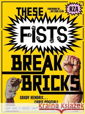 These Fists Break Bricks: How Kung Fu Movies Swept America and Changed the World Grady Hendrix Chris Poggiali 9781736891605 Mondo Books
