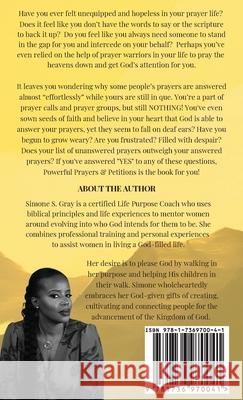 Powerful Prayers & Petitions: A Closer Walk With God Simone S. Gray Noire Publishing House 9781736970041 Some Me Time LLC