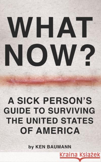 What Now?: A Sick Person's Guide to Surviving the United States of America Ken Baumann 9781737577607 R. R. Bowker