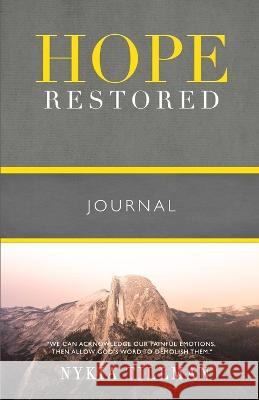 Hope Restored Journal Nykia Tillman 9781737881421