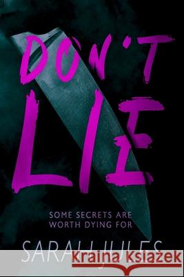 Don't Lie Sarah Jules 9781738487288 Mark of the Witch