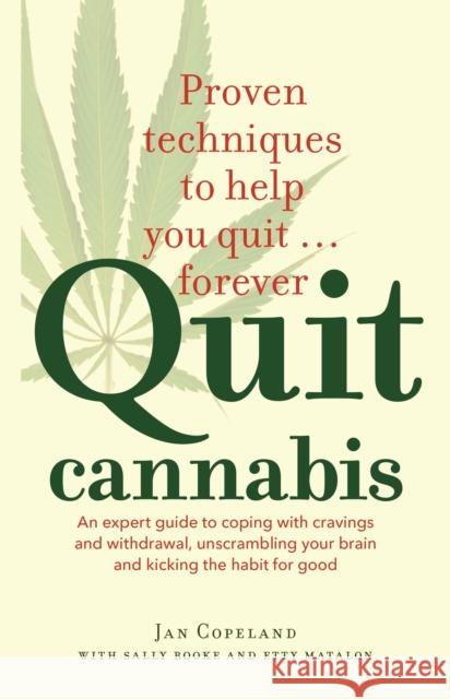 Quit Cannabis  9781743319925 Allen & Unwin