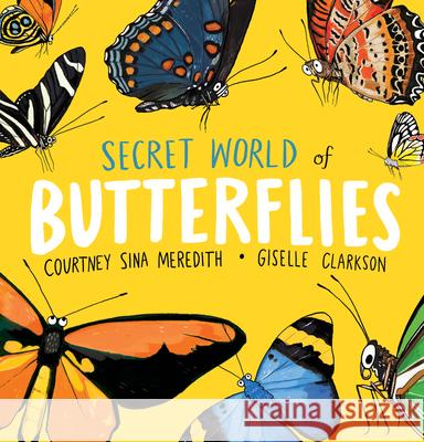 Secret World of Butterflies Courtney Sina Meredith Giselle Clarkson 9781760633608 Allen & Unwin