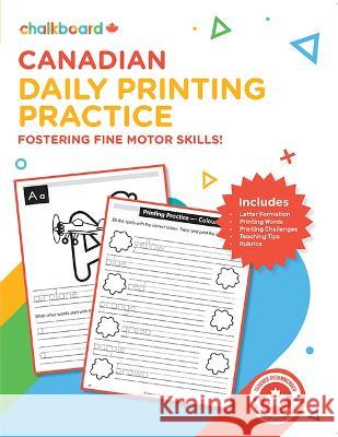 Canadian Daily Printing Practice Grades 2-4 Demetra Turnbull 9781771053426 Chalkboard Publishing