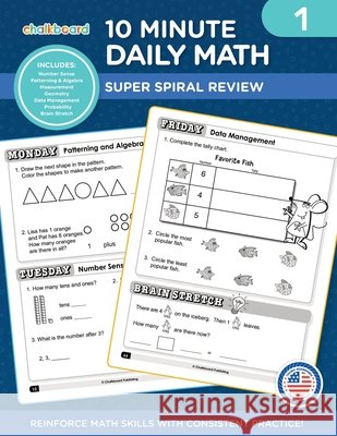 10 Minute Daily Math Grade 1 Turnbull, Demetra, Heuvel, Rita Vanden, Chronopoulos, Dimitra 9781771058025