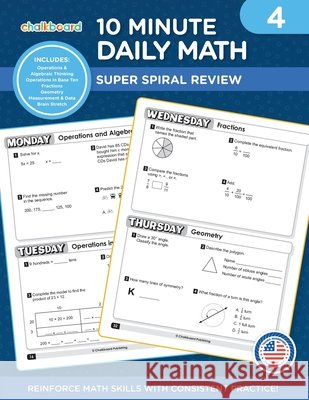 10 Minute Daily Math Grade 4 Turnbull, Demetra, Heuvel, Rita Vanden, Chronopoulos, Dimitra 9781771058056