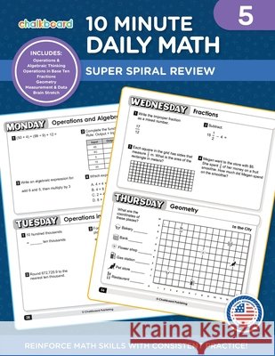 10 Minute Daily Math Grade 5 Turnbull, Demetra, Heuvel, Rita Vanden, Chronopoulos, Dimitra 9781771058063
