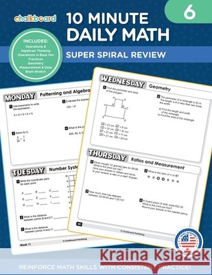 10 Minute Daily Math Grade 6 Turnbull, Demetra, Heuvel, Rita Vanden, Chronopoulos, Dimitra 9781771058070