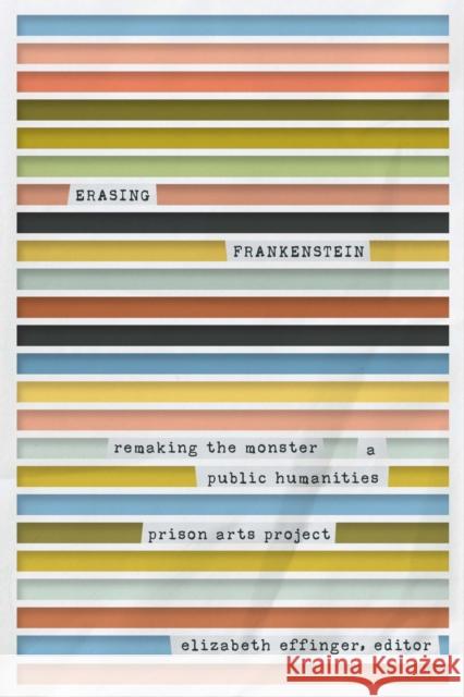 Erasing Frankenstein: Remaking the Monster, A Public Humanities Prison Arts Project Elizabeth Effinger 9781771126182 Wilfrid Laurier University Press