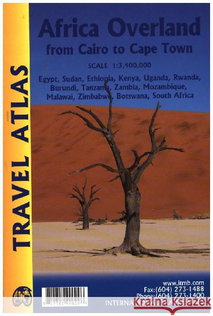 Africa Overland: Cairo to Cape Town Atlas: 2016  9781771290029 ITMB Publishing