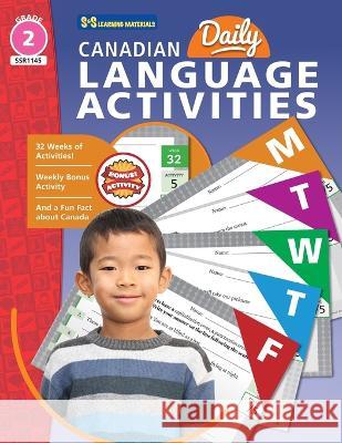 Canadian Daily Language Activities Grade 2 Eleanor M Summers 9781771587310 On the Mark Press