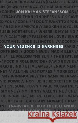 Your Absence Is Darkness  9781771965811 Biblioasis
