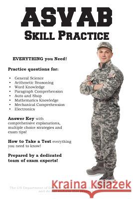 ASVAB Skill Practice: Armed Services Vocational Aptitude Battery Practice Questions Complete Test Preparation Inc 9781772452020 Complete Test Preparation Inc.