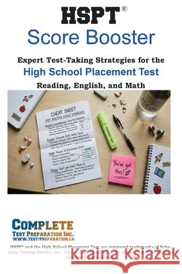 The HSPT(R) Score Booster Complete Test Preparation Inc 9781772456080 Complete Test Preparation Inc.