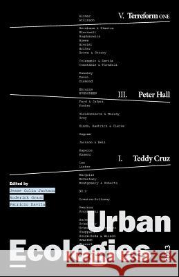 Urban Ecologies 2013 Jesse Jackson Patricio Davila Roderick Grant 9781772520019