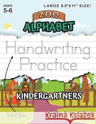 Zoo Alphabet Handwriting Practice for Kindergartners (Large 8.5