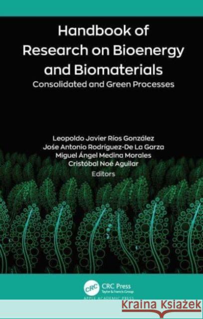 Handbook of Research on Bioenergy and Biomaterials: Consolidated and Green Processes Leopoldo Javier R?o Jośe Antonio Rodr?guez-d Miguel ?ngel Medin 9781774639351 Apple Academic Press
