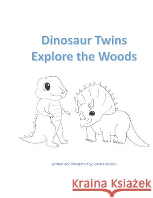 Dinosaur Twins Explore the Woods Sandra Wilson 9781777557638