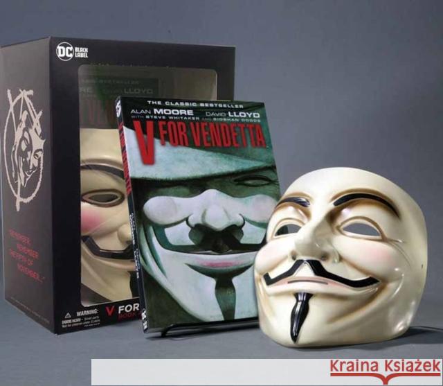 V for Vendetta Book and Mask Set David Lloyd 9781779511737