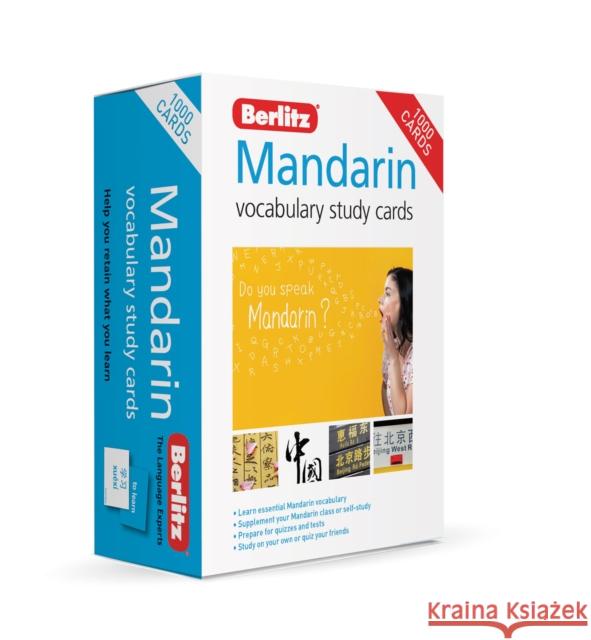 Berlitz Vocabulary Study Cards Mandarin (Language Flash Cards) Berlitz Publishing Company 9781780045399