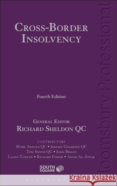 Cross-Border Insolvency Qc, Richard Sheldon 9781780435541 Tottel Publishing