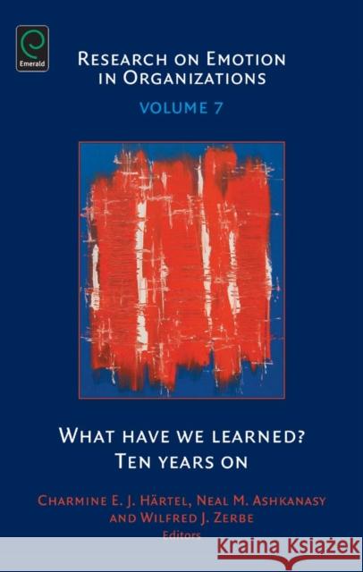What Have We Learned?: Ten Years on Härtel, Charmine E. J. 9781780522081