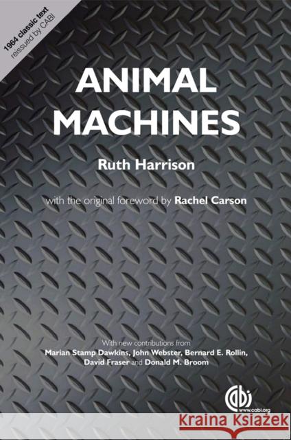 Animal Machines Marian (University of Oxford, UK) Stamp-Dawkins 9781780642840