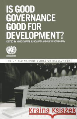 Is Good Governance Good for Development?   9781780932224 0
