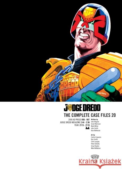 Judge Dredd: The Complete Case Files 20 John Wagner 9781781081419 Rebellion