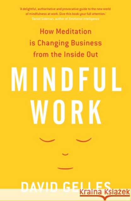 Mindful Work: How Meditation is Changing Business from the Inside Out David Gelles   9781781251775