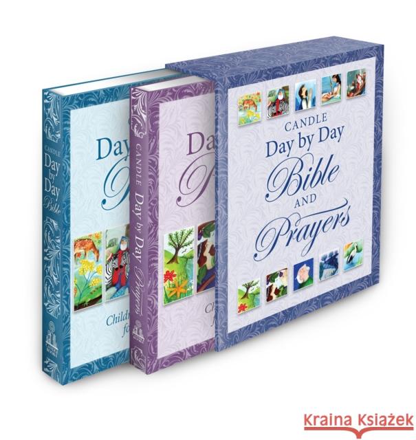 Candle Day by Day Bible and Prayers Gift Set Juliet David Jane Heyes 9781781283462 SPCK Publishing