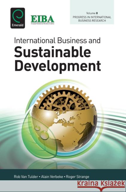 International Business and Sustainable Development Prof Alain Verbeke 9781781909898 0