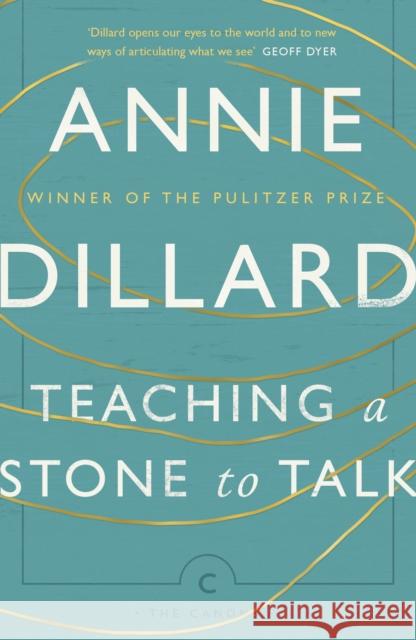 Teaching a Stone to Talk: Expeditions and Encounters Dillard, Annie 9781782118855 Canongate Books