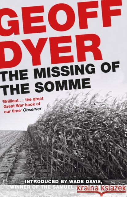 The Missing of the Somme Geoff Dyer Wade Davis  9781782119265