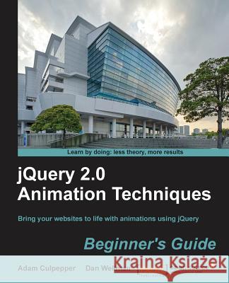 Jquery 2.0 Animation Techniques Beginner's Guide Culpepper, Adam 9781782169642 Packt Publishing