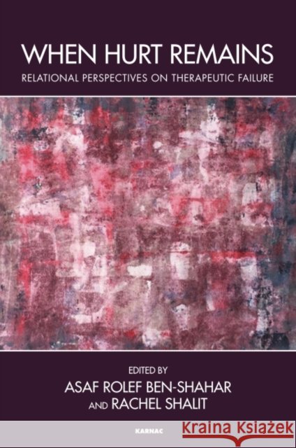 When Hurt Remains: Relational Perspectives on Therapeutic Failure Asaf Rolef Ben-Shahar Rachel Shalit 9781782202073 Karnac Books