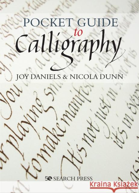 Pocket Guide to Calligraphy  9781782218159 Search Press Ltd