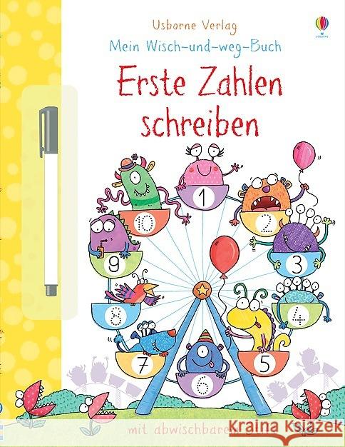 Mein Wisch-und-weg-Buch, Erste Zahlen schreiben Greenwell, Jessica 9781782322818 Usborne Verlag