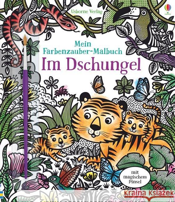 Mein Farbenzauber-Malbuch: Im Dschungel Taplin, Sam 9781782326618 Usborne Verlag