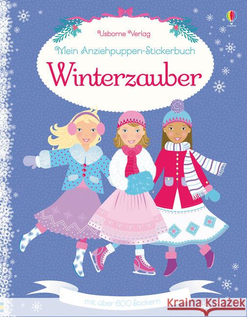 Mein Anziehpuppen-Stickerbuch: Winterzauber Pratt, Leonie; Clarke, Catriona 9781782327332 Usborne Verlag