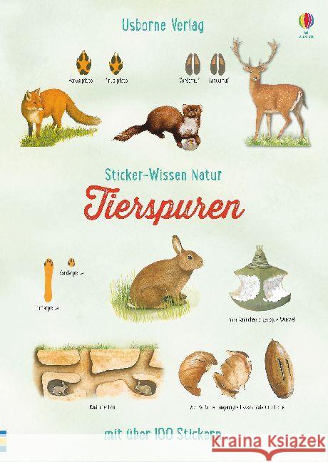 Sticker-Wissen Natur: Tierspuren Leutscher, Alfred 9781782328681