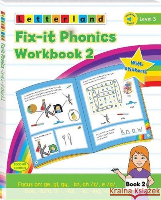 Fix-it Phonics - Level 3 - Workbook 2 (2nd Edition) Lisa Holt 9781782483649 Letterland International