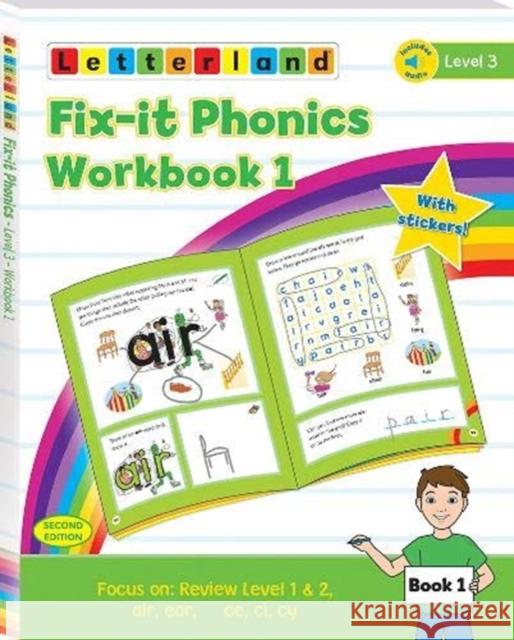 Fix-it Phonics - Level 3 - Workbook 1 (2nd Edition) Lisa Holt 9781782483656 Letterland International